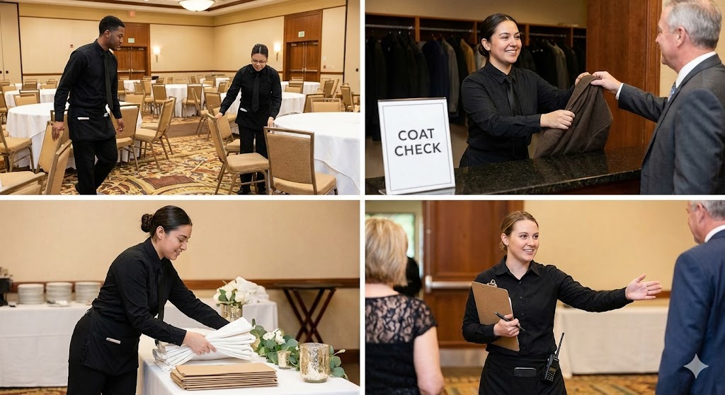 Event setup and preparation